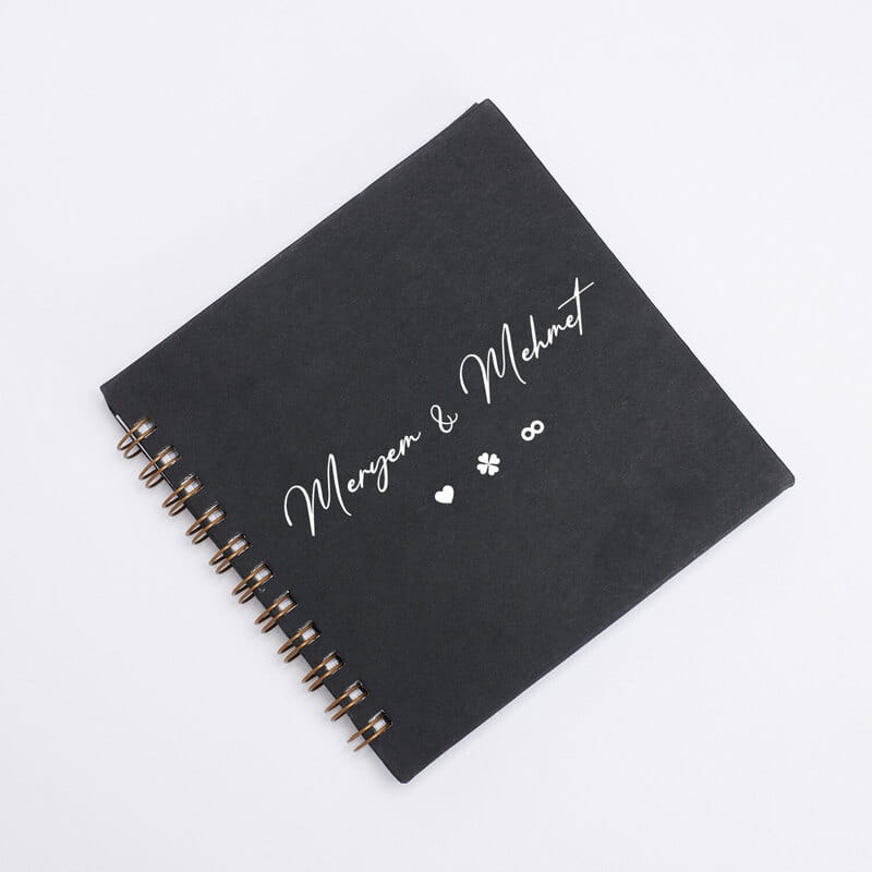 Minimal İsim Baskılı Fotoğraflı Albüm