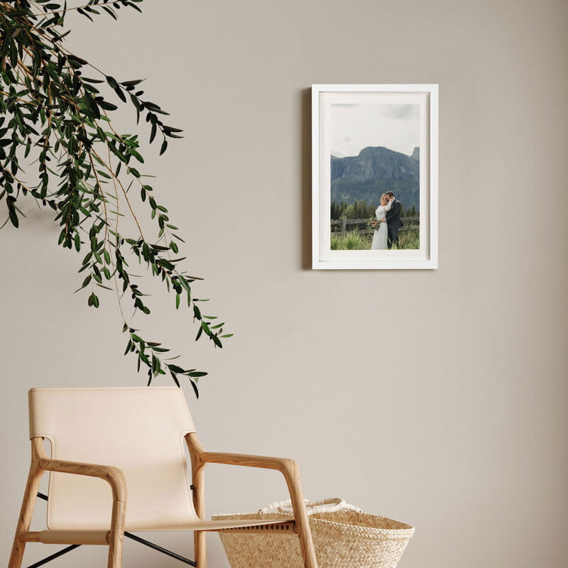 Paspartu Kenarlı Kişiye Özel Çerçeveli Fotoğraf