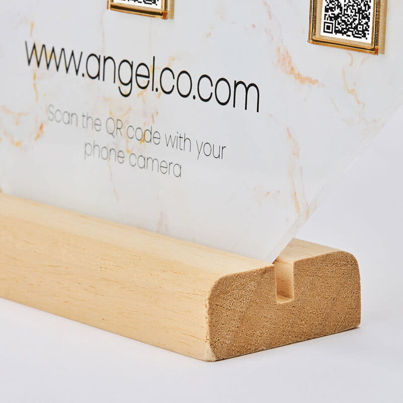 Sosyal Medya İconları Qr Kodlu Kişiye Özel Akrilik Plaket