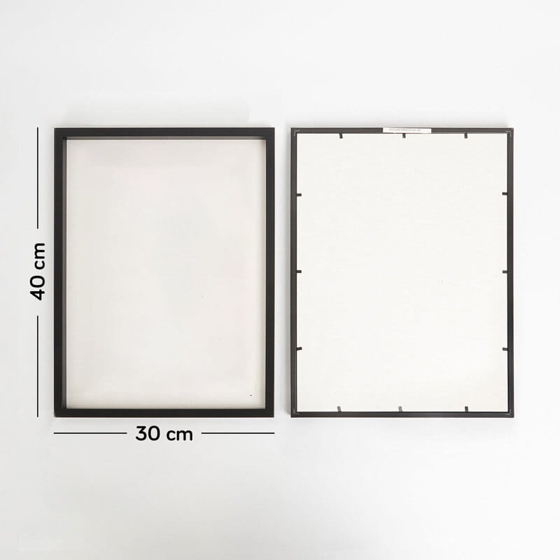 Unutulmaz Anlarımız 12 Fotoğraf Baskılı 30x40 Yapışkan Çerçeve