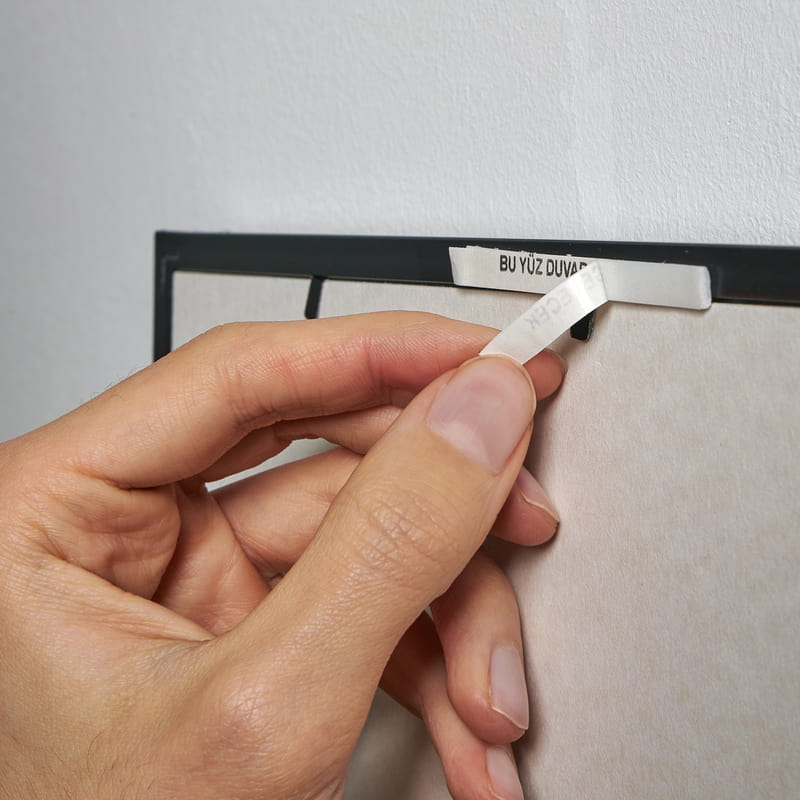 Unutulmaz Anlarımız 12 Fotoğraf Baskılı 30x40 Yapışkan Çerçeve