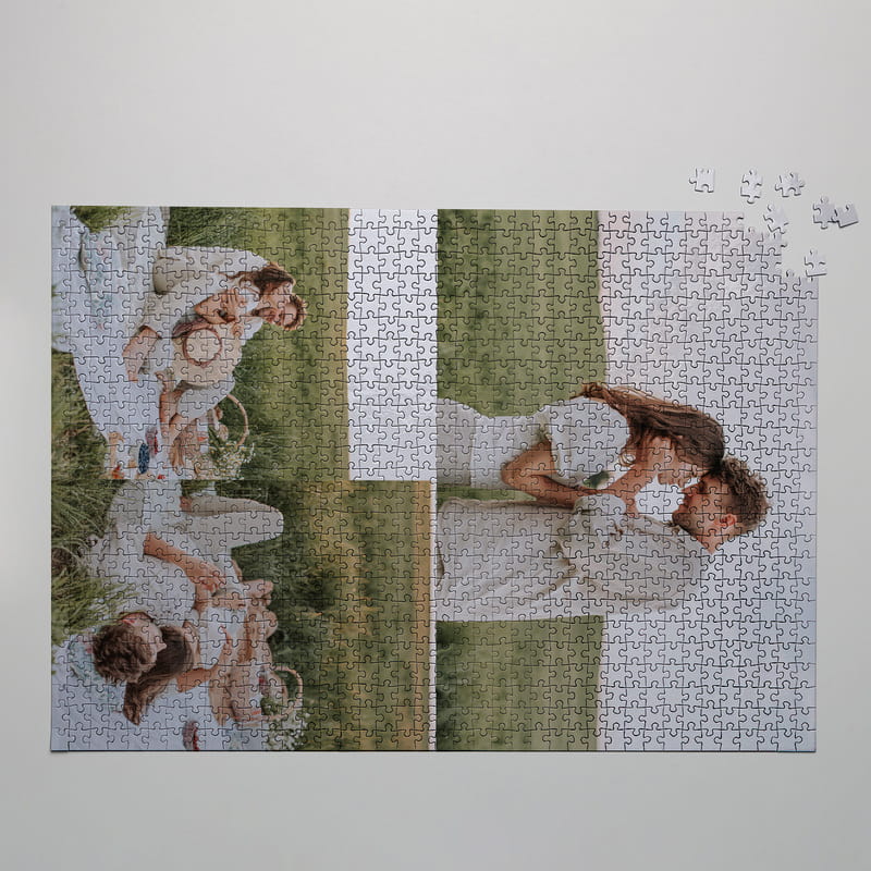 1000 Parça 3'lü Fotoğraf Kolajlı Puzzle