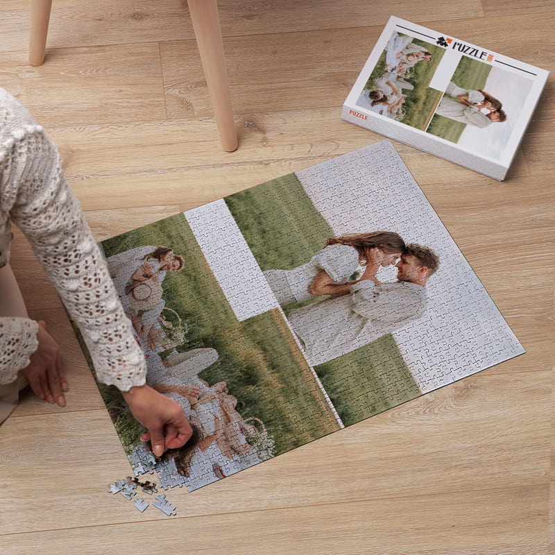 1000 Parça 3'lü Fotoğraf Kolajlı Puzzle Kutulu