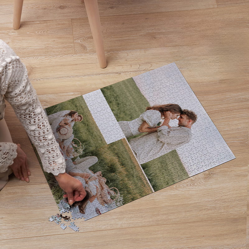 1000 Parça 3'lü Fotoğraf Kolajlı Puzzle