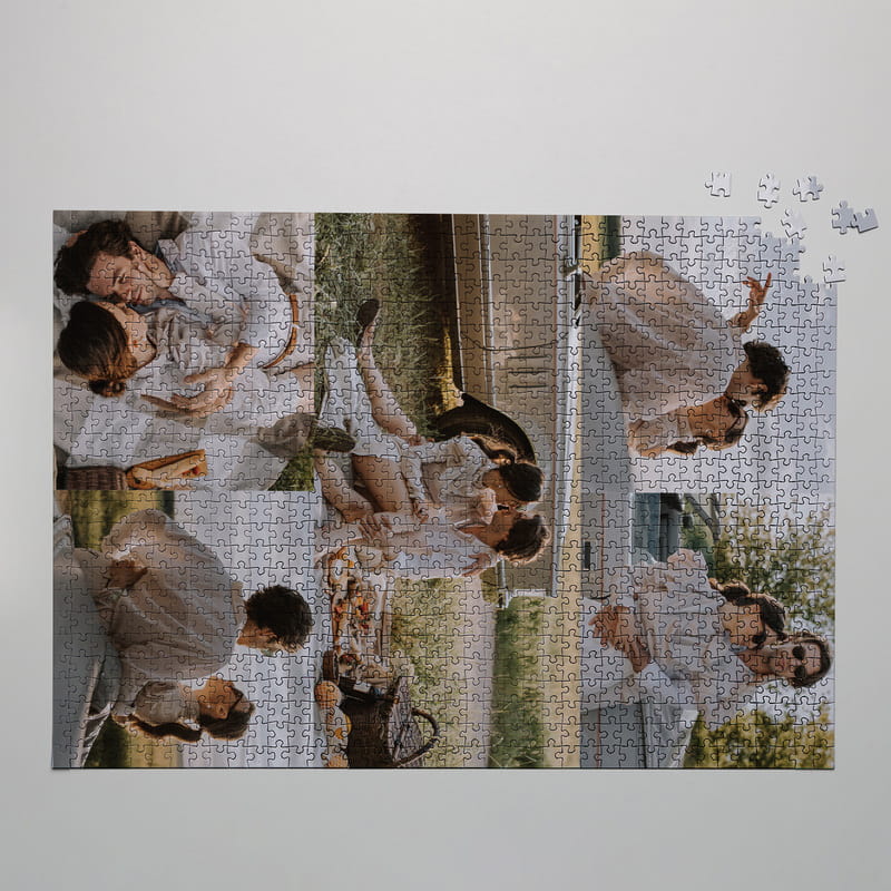 1000 Parça 5'li Fotoğraf Kolajlı Puzzle Kutulu