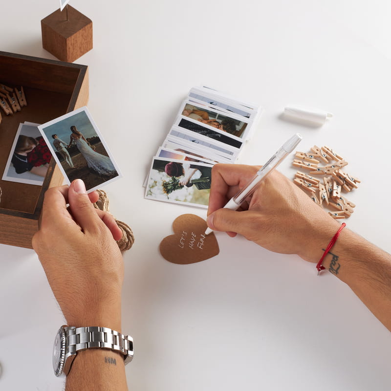 105 Fotoğraflı Kendin Yap Işıltılı Hatıralar Kutusu