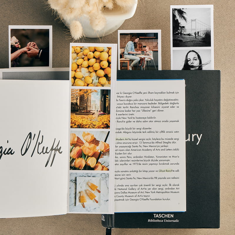 10'lu Set Fotoğraf Baskılı Kitap Ayracı