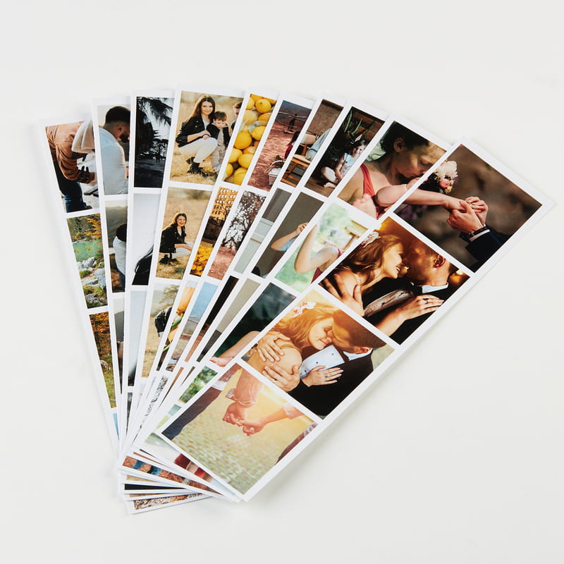 10'lu Set Fotoğraf Baskılı Kitap Ayracı