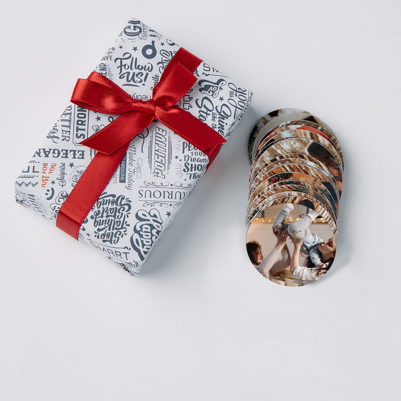 15'li Yuvarlak Fotoğraflı Magnet Seti