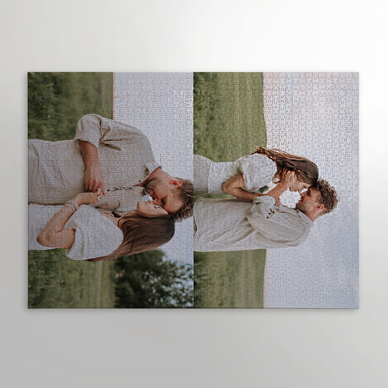 2000 Parça 2'li Fotoğraf Baskılı Kutulu Kolaj Puzzle