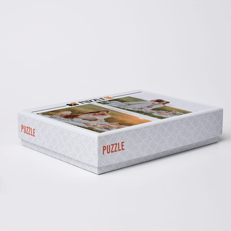 500 Parça Kişiye Özel 2 Fotoğraflı Kolaj Puzzle Kutulu