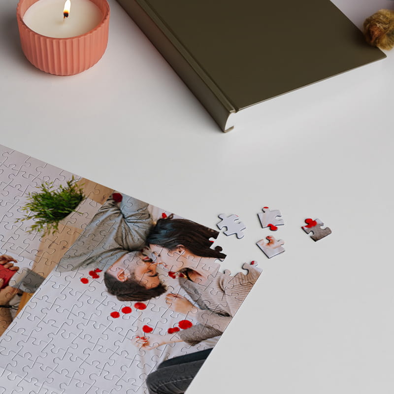 500 Parça Kişiye Özel 4'lü Kolaj Puzzle