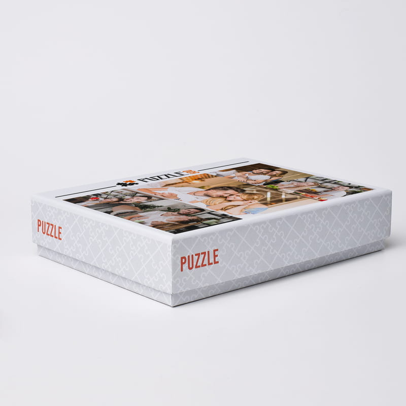 500 Parça Kişiye Özel Kutulu 5 Fotoğraf Kolajlı Puzzle