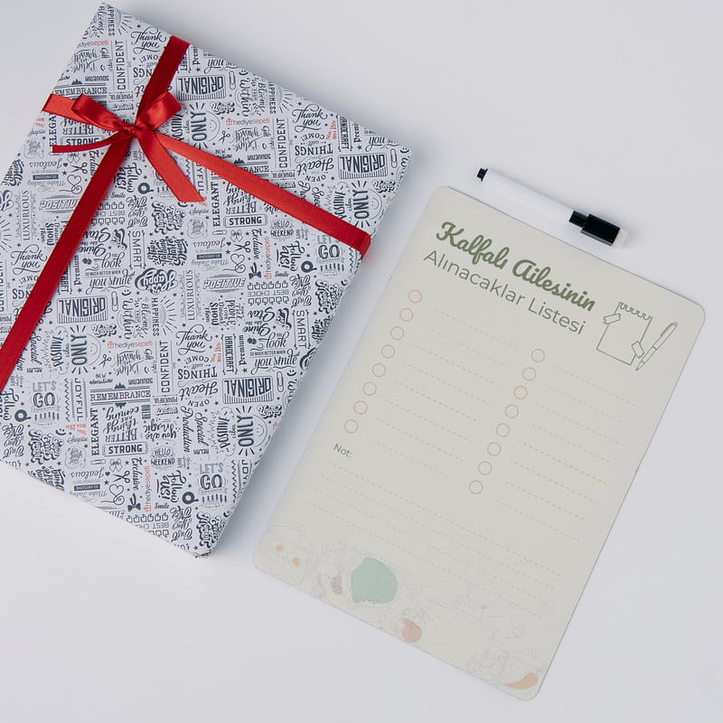 Aile İsmine Özel Alınacaklar Listesi Mutfak Magneti