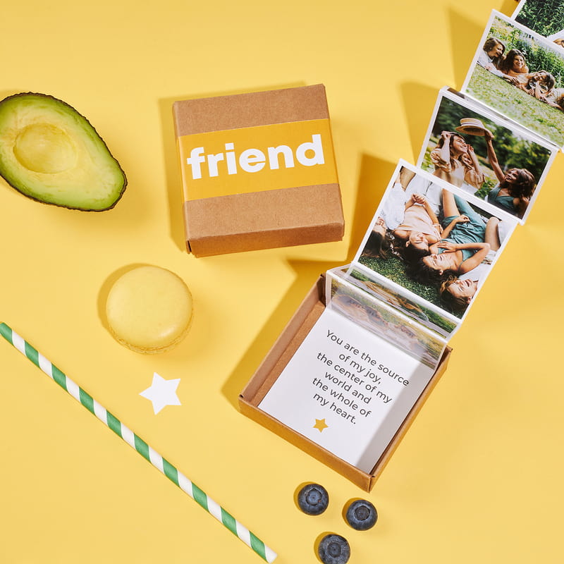 Arkadaşa Hediye Akordiyon Fotoğraf Kutusu