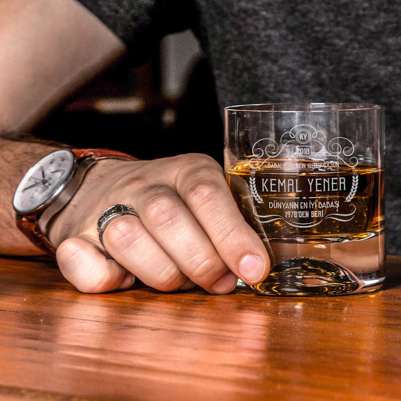 Babalar Günü Hediyesi Viski Kadeh Seti