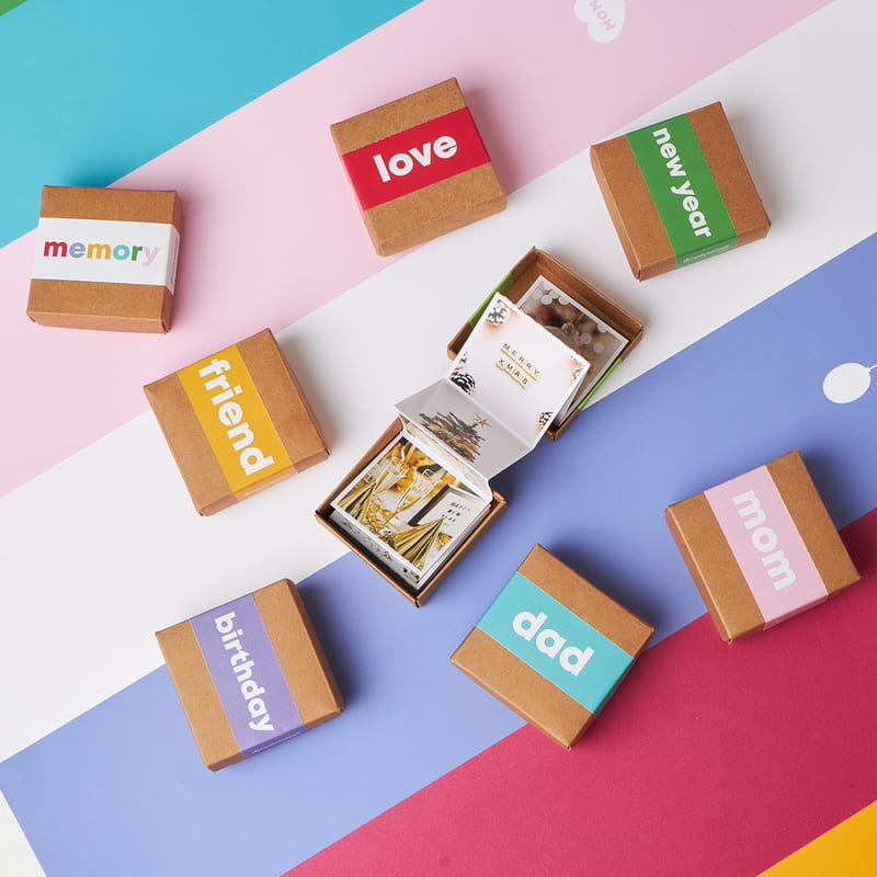 Babaya Hediye 15 Fotoğraflı Akordiyon Fotoğraf Kutusu