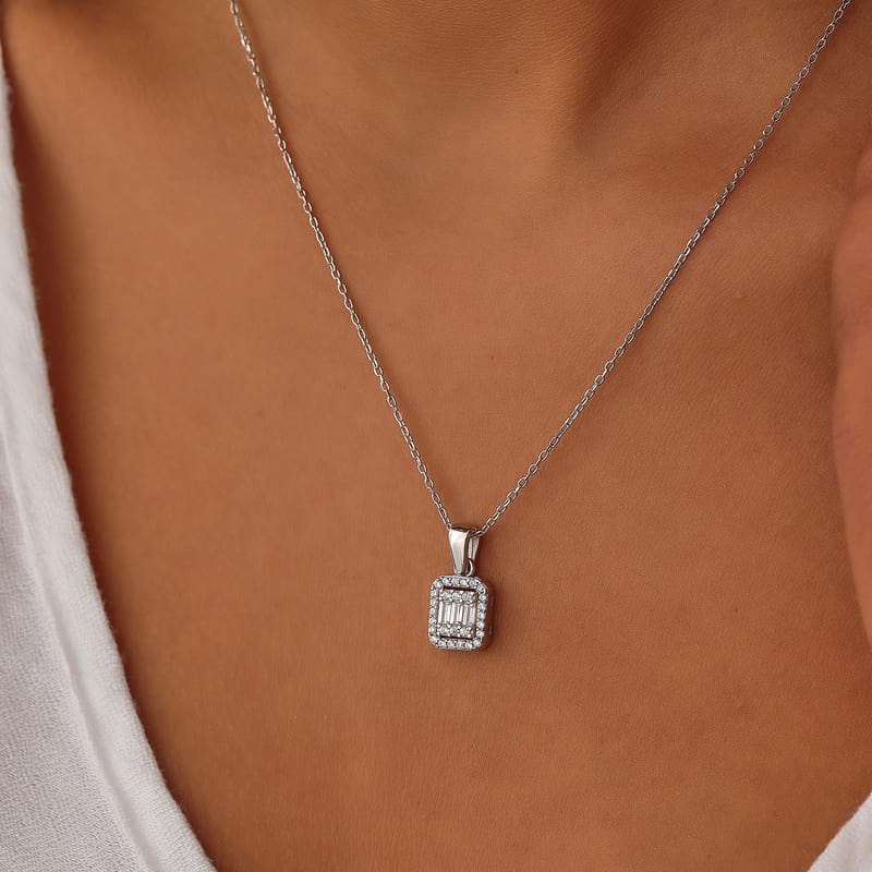 Baget Kesim Kolye Küpe Yüzük Takı Seti