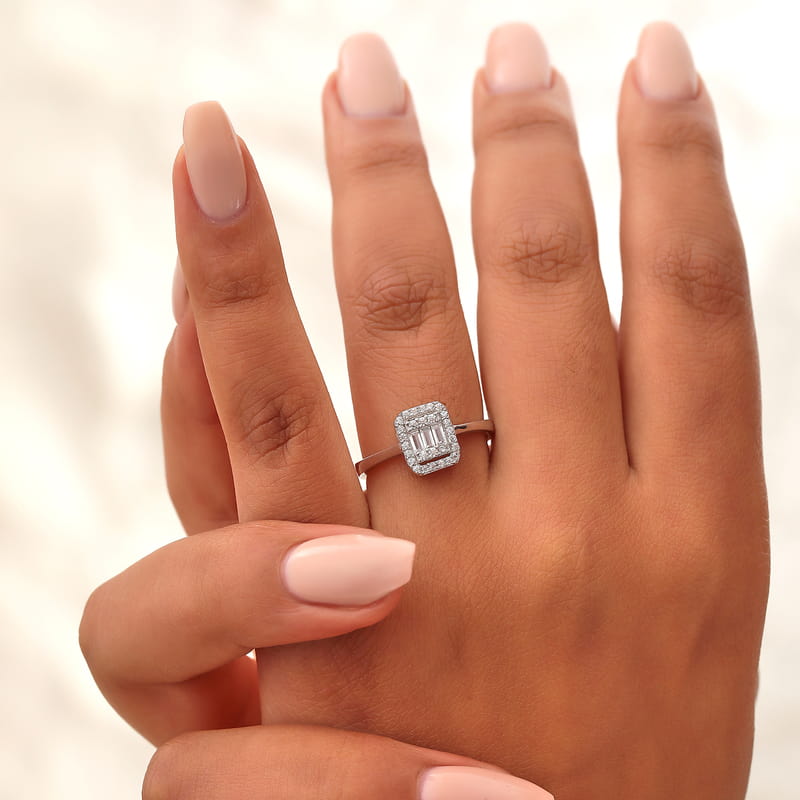 Baget Kesim Kolye Küpe Yüzük Takı Seti