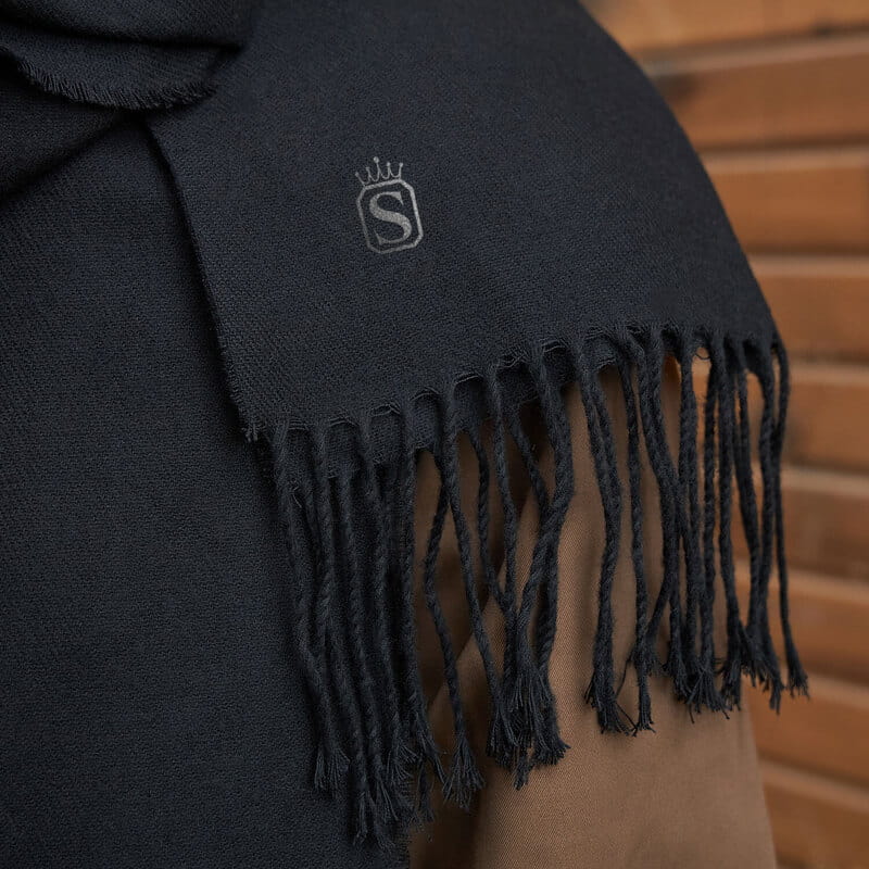 Baş Harf Nakış İşlemeli Erkek Atkısı