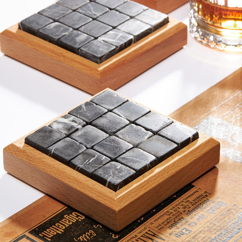 Bardağı Serin Tutan 4'lü Bardak Altlığı Seti