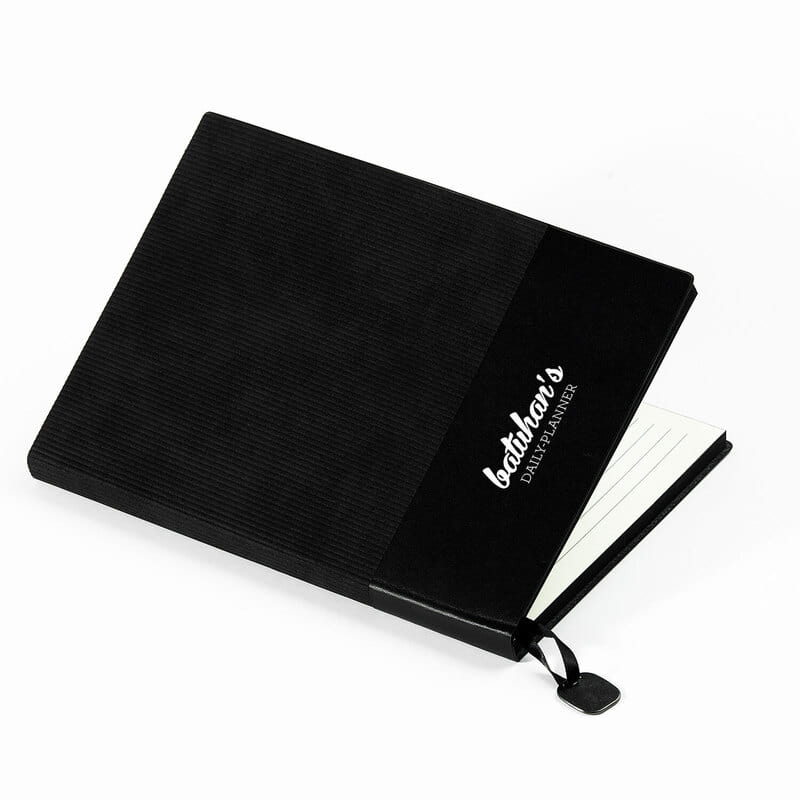 Dokulu Kapak Tasarımlı İsim Yazılı Defter