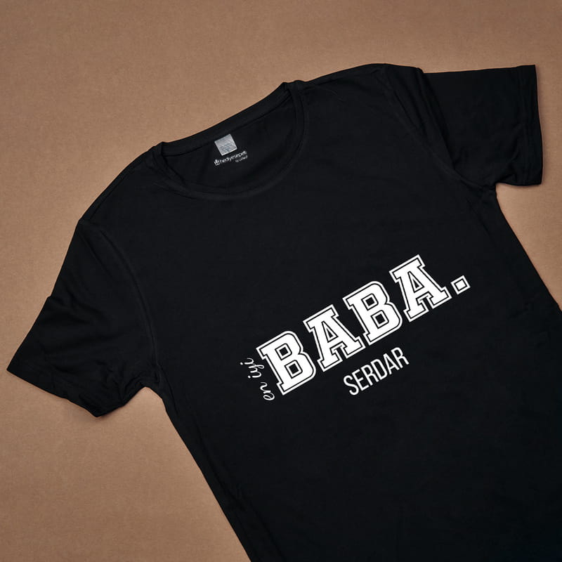 En İyi Baba Kız Kombini İsme Özel Tişört ve Body