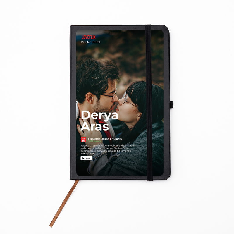 Film Afişi Fotoğraflı Lovestory Not Defteri