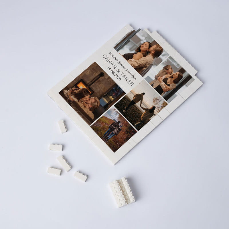 Fotoğraf Bulmacalı 144 Parça Tuğla puzzle