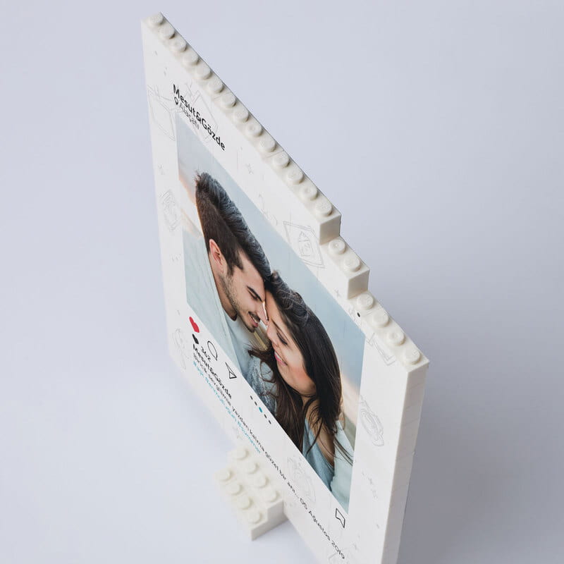 Instagram Tasarımlı Özelleştirilebilir 96 Parça Block Puzzle