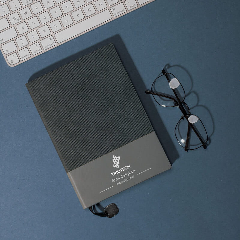 İsim ve Unvan Özelleştirmeli Logo Baskılı Defter