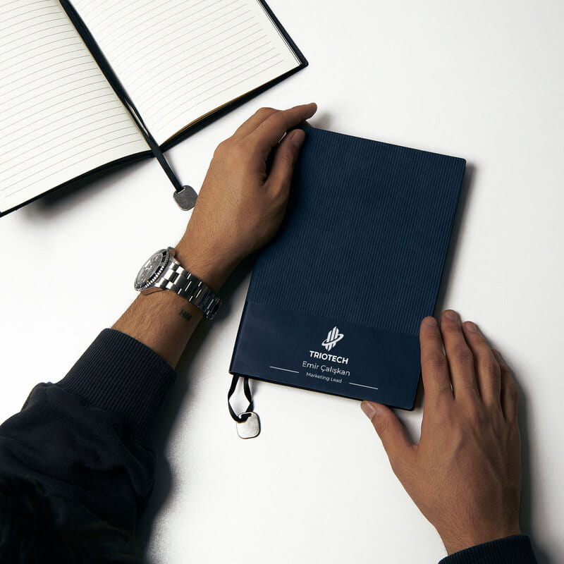 İsim ve Unvan Özelleştirmeli Logo Baskılı Defter