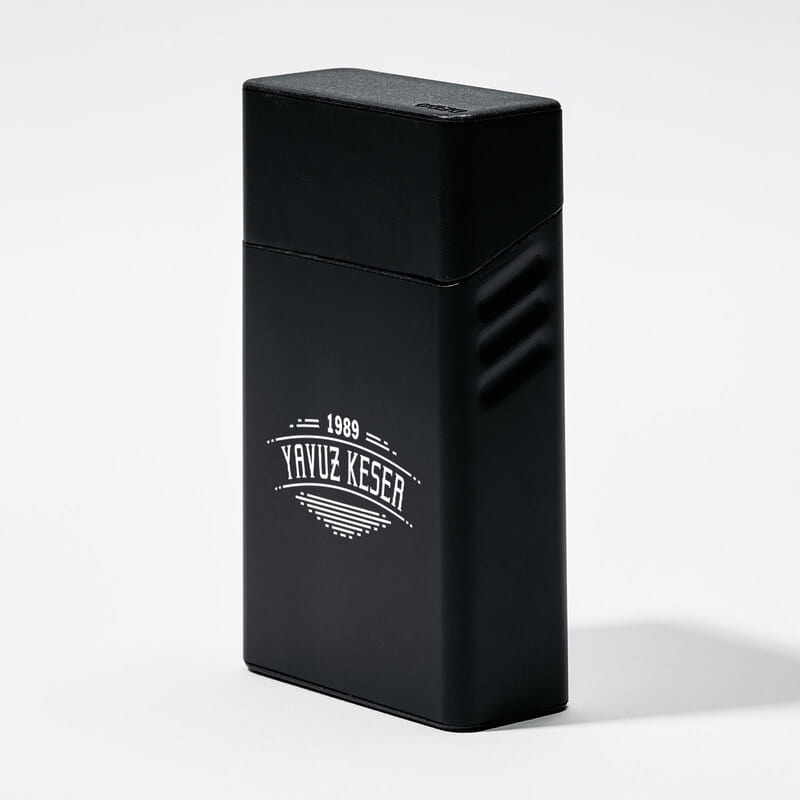 İsme Özel Tarihli Siyah Sigara Kutusu
