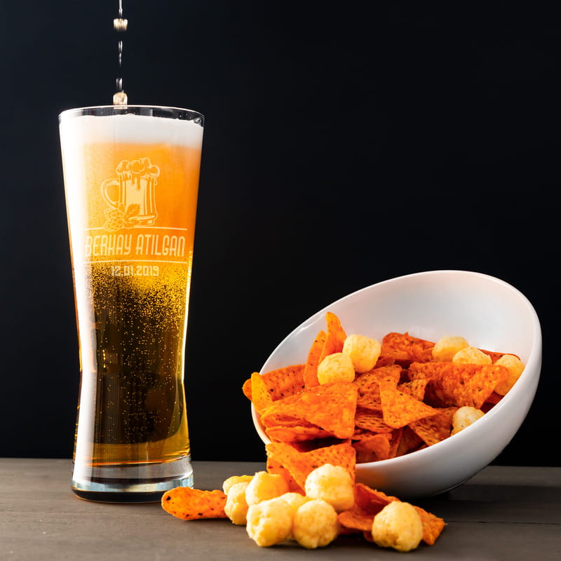 İsme Özel Tasarımlı Prag Bira Bardağı