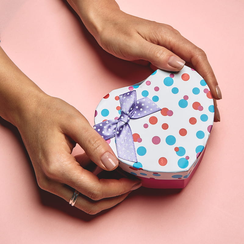 Kalp Kutulu Seni Seviyorum Çünkü Mesaj Kartları