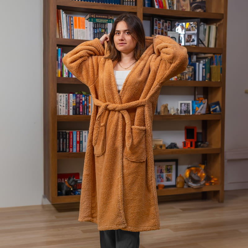 Kapüşonlu Giyilebilir Wellsoft Battaniye