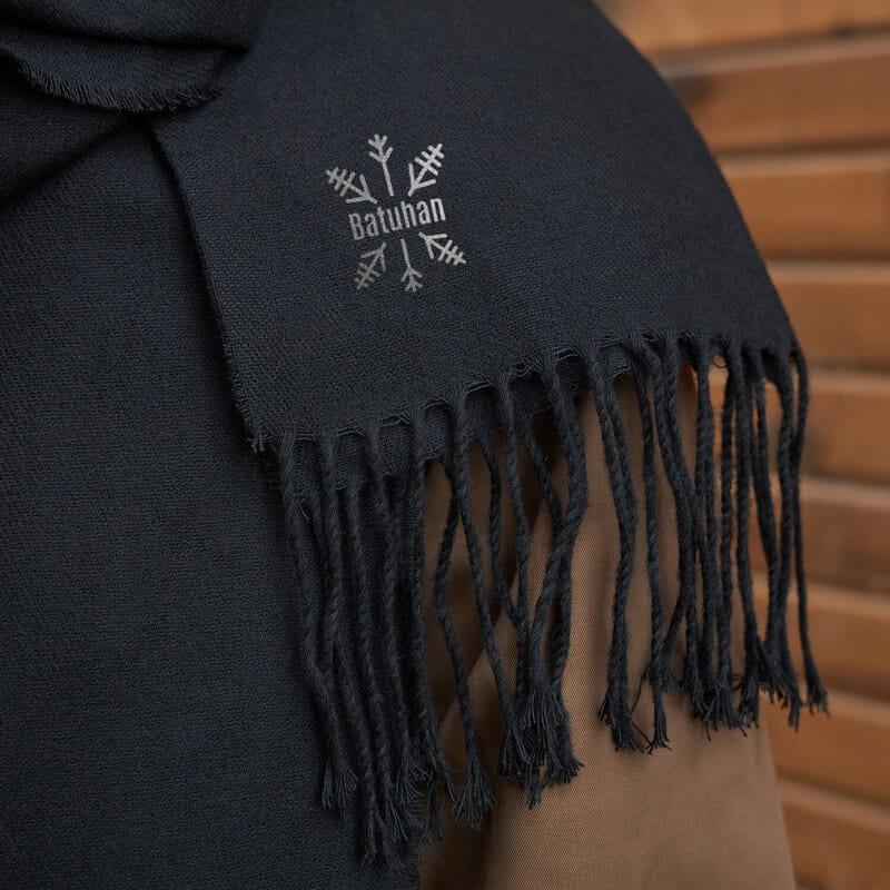 Kar Tanesi İsim Özelleştirmeli Erkek Atkı