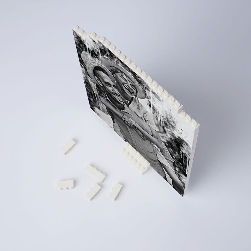 Karakalem Fotoğraf Efektli 144 Parça Block Puzzle