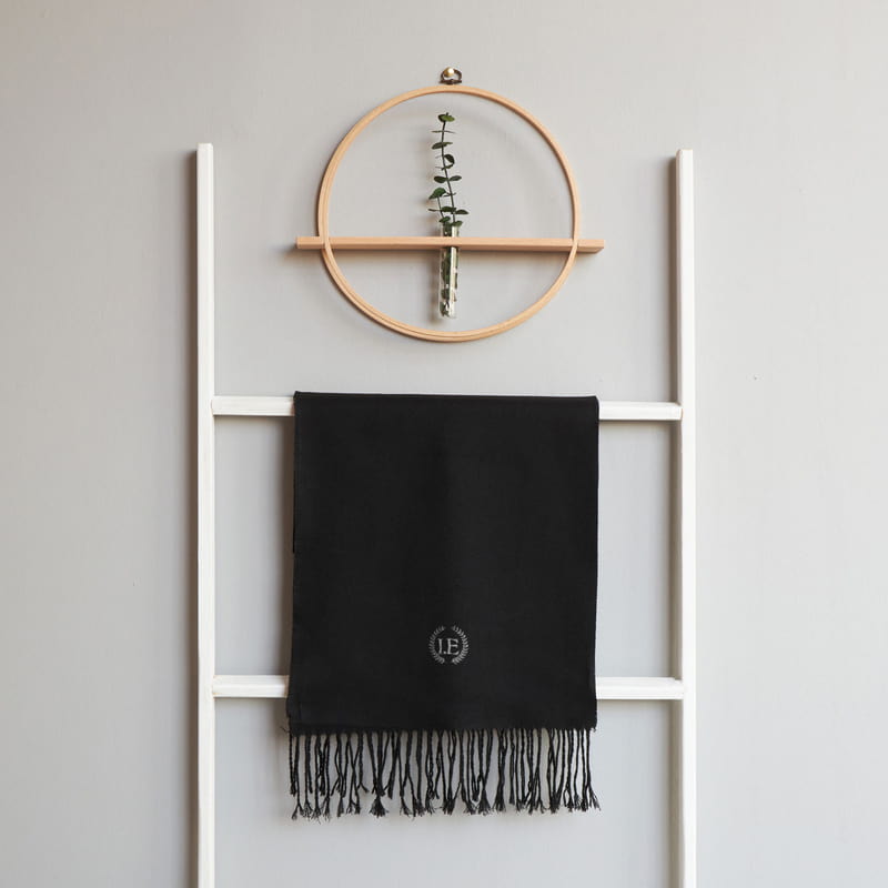 Kişiye Özel Arma Harf İşlemeli Erkek Atkı