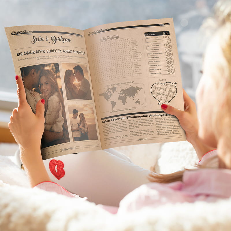 Kişiye Özel Aşk Gazetesi