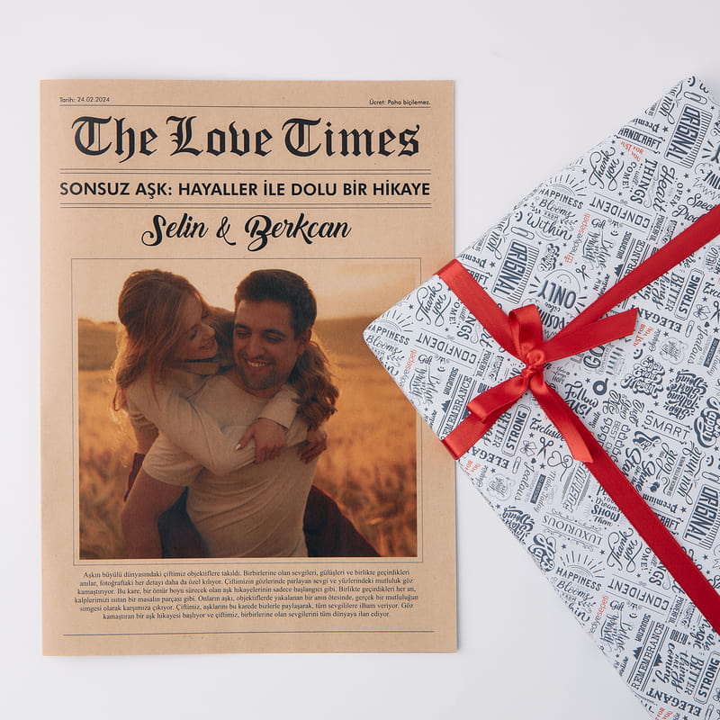 Kişiye Özel Aşk Gazetesi