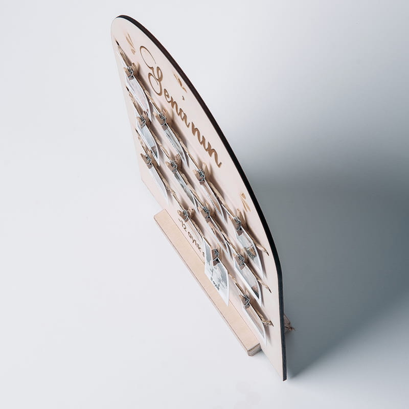 Kişiye Özel Bebek İlk Yıl Fotoğraf Panosu