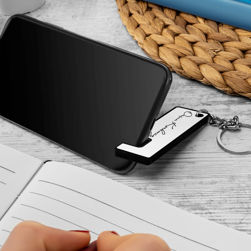 Kişiye Özel Defter Kalem Telefon Tutucu Anahtarlık Hediye Seti