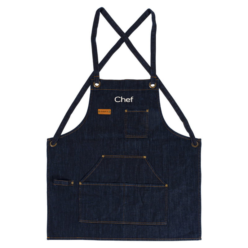 Chef Tasarımlı Hediye Kot Mutfak Önlüğü