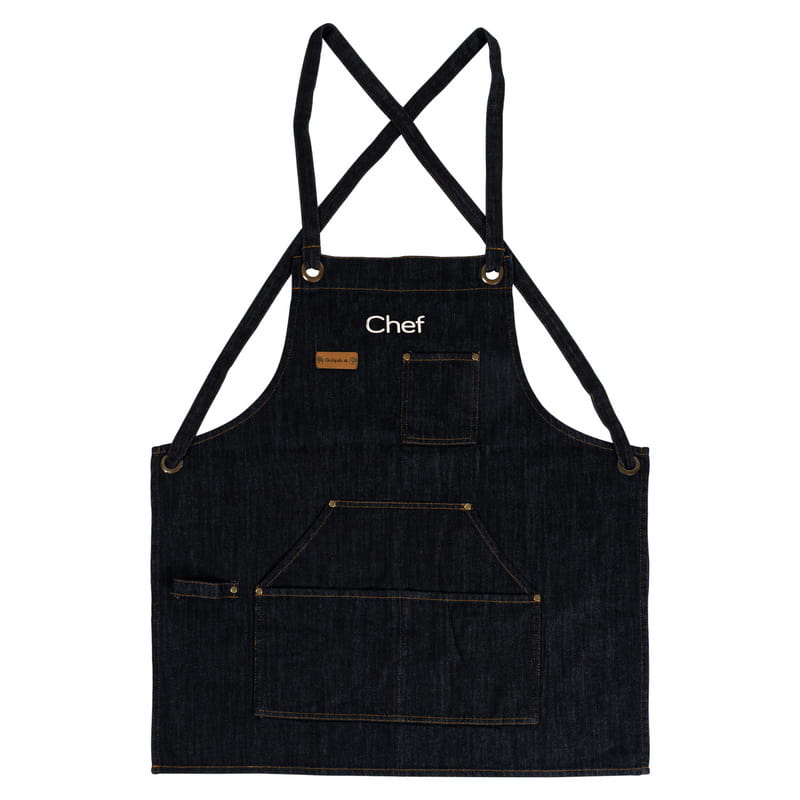 Chef Tasarımlı Hediye Kot Mutfak Önlüğü