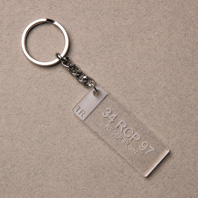 Kişiye Özel Deri Ruhsatlık ve Plaka Anahtarlık Seti