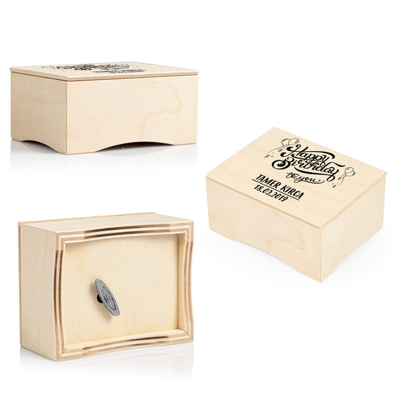 Kişiye Özel Doğum Günü Hediyesi Ahşap Müzik Kutusu