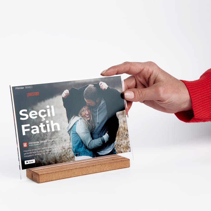 Kişiye Özel Film Temalı Akrilik Plaket