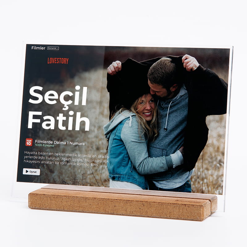 Kişiye Özel Film Temalı Akrilik Plaket