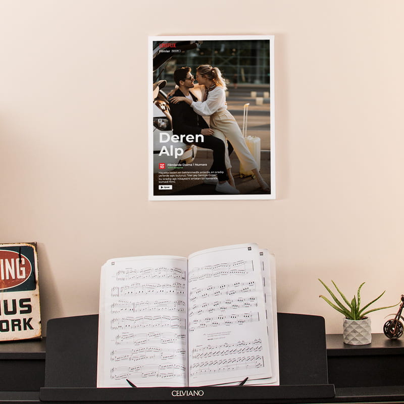 Kişiye Özel Film Temalı Kanvas Tablo - 30x40